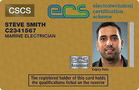 Marine Electrician Gold ECS Card